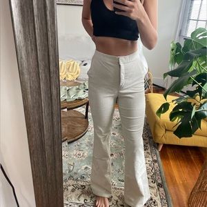 H&M corduroy cream pants